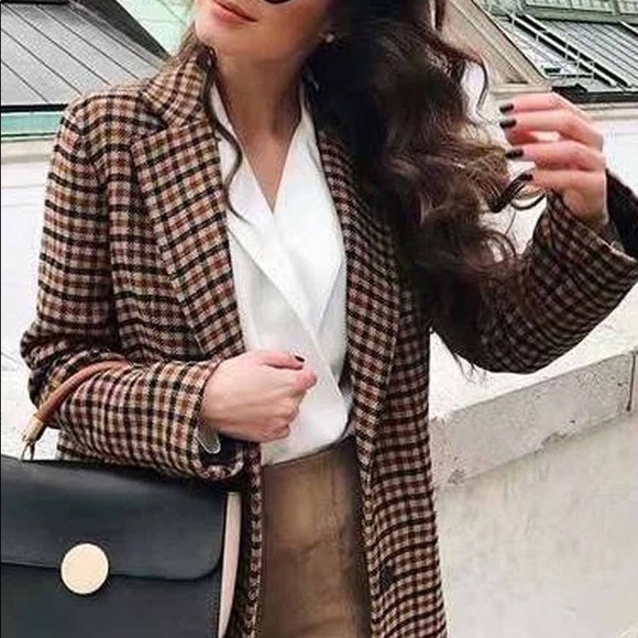 JH Collectibles Jackets & Blazers - Vintage Wool Plaid Blazer